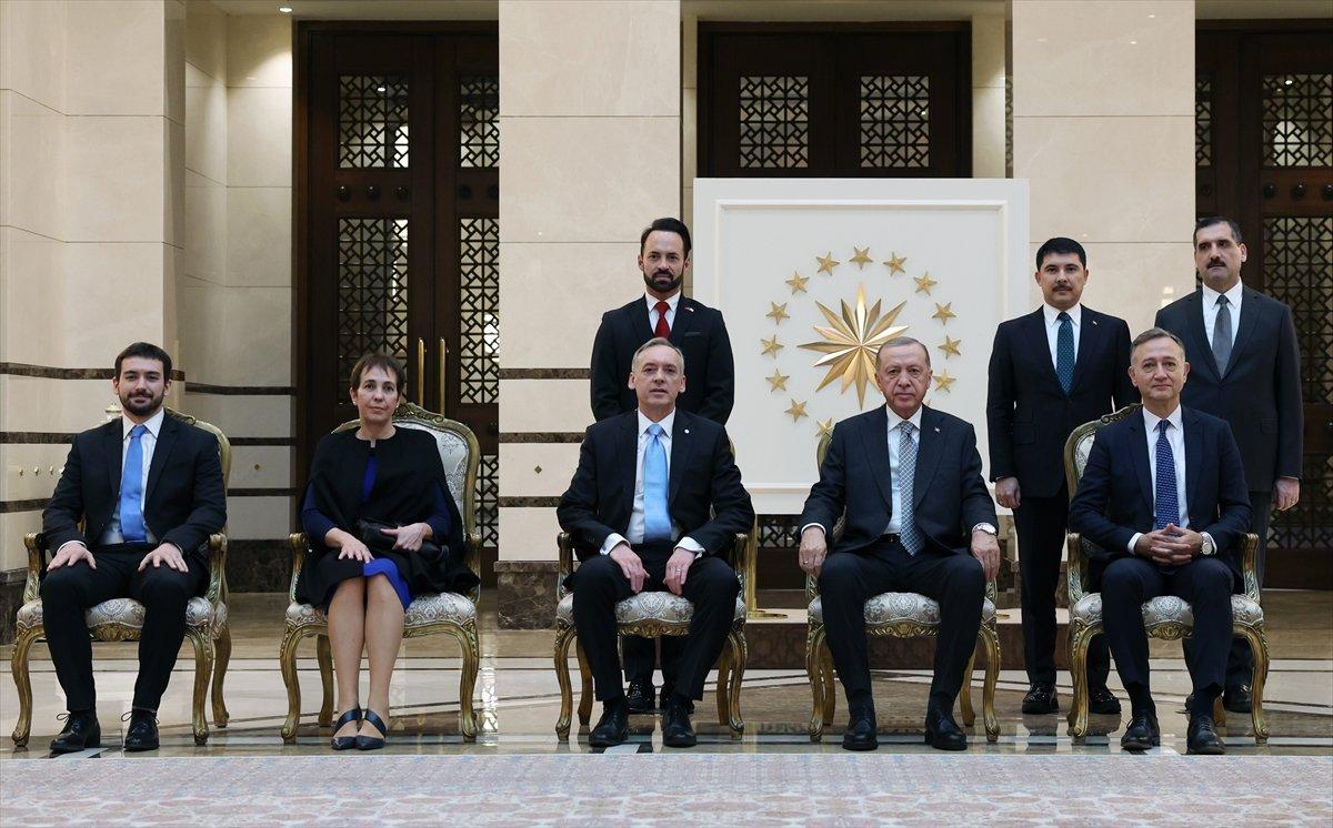 İsrailli elçi Lillian, Cumhurbaşkanı Erdoğan'a güven mektubu sundu