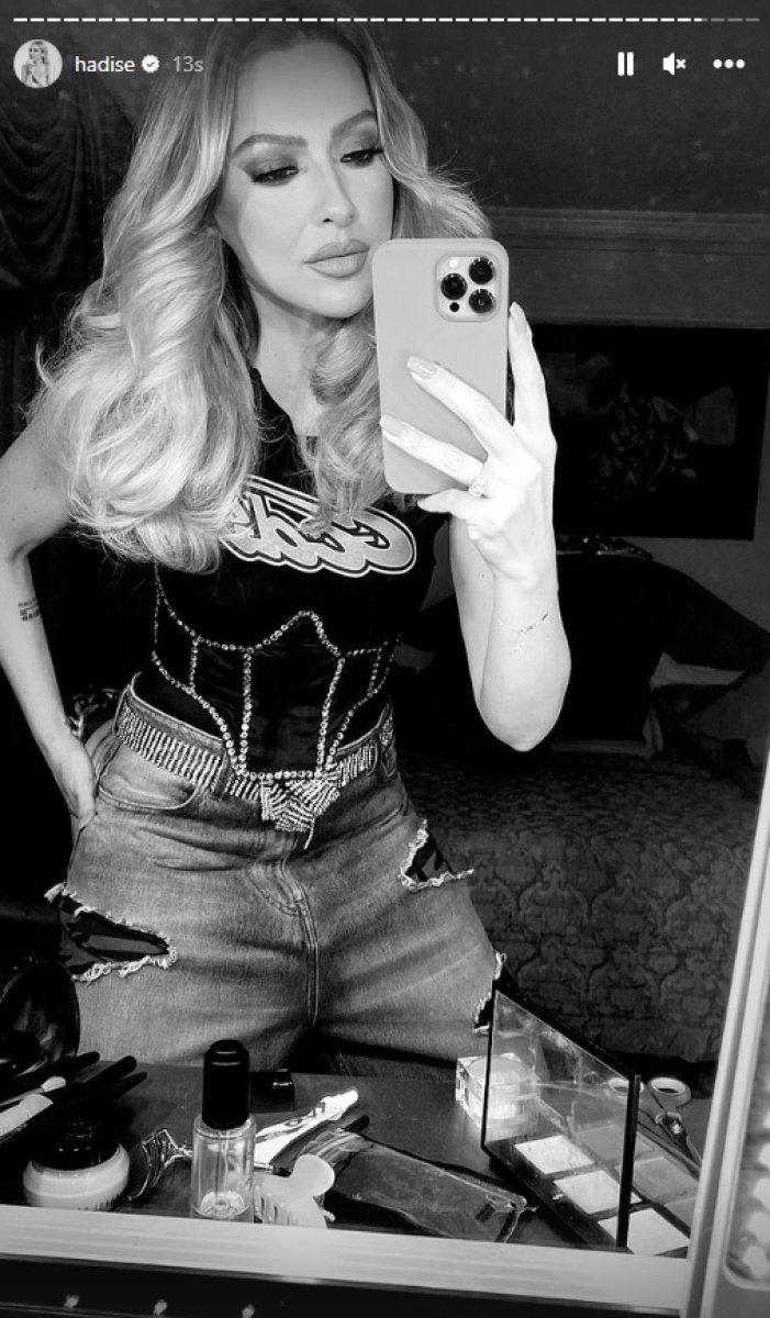 Hadise, evlilik teklifindeki yüzükle fotoğraf paylaştı