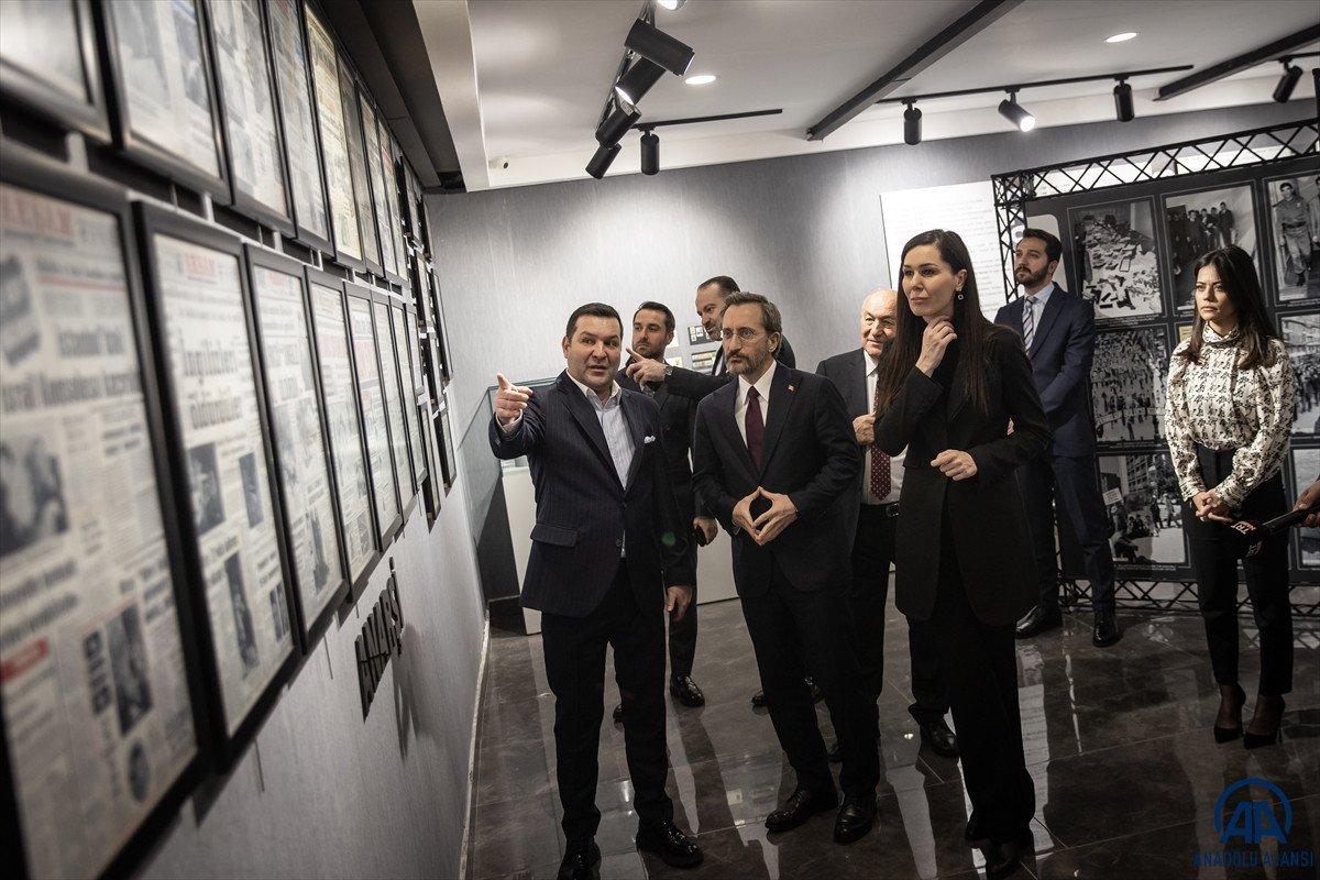 Fahrettin Altun, 'Zor Yıllar Sergisi'nin açılışında konuştu