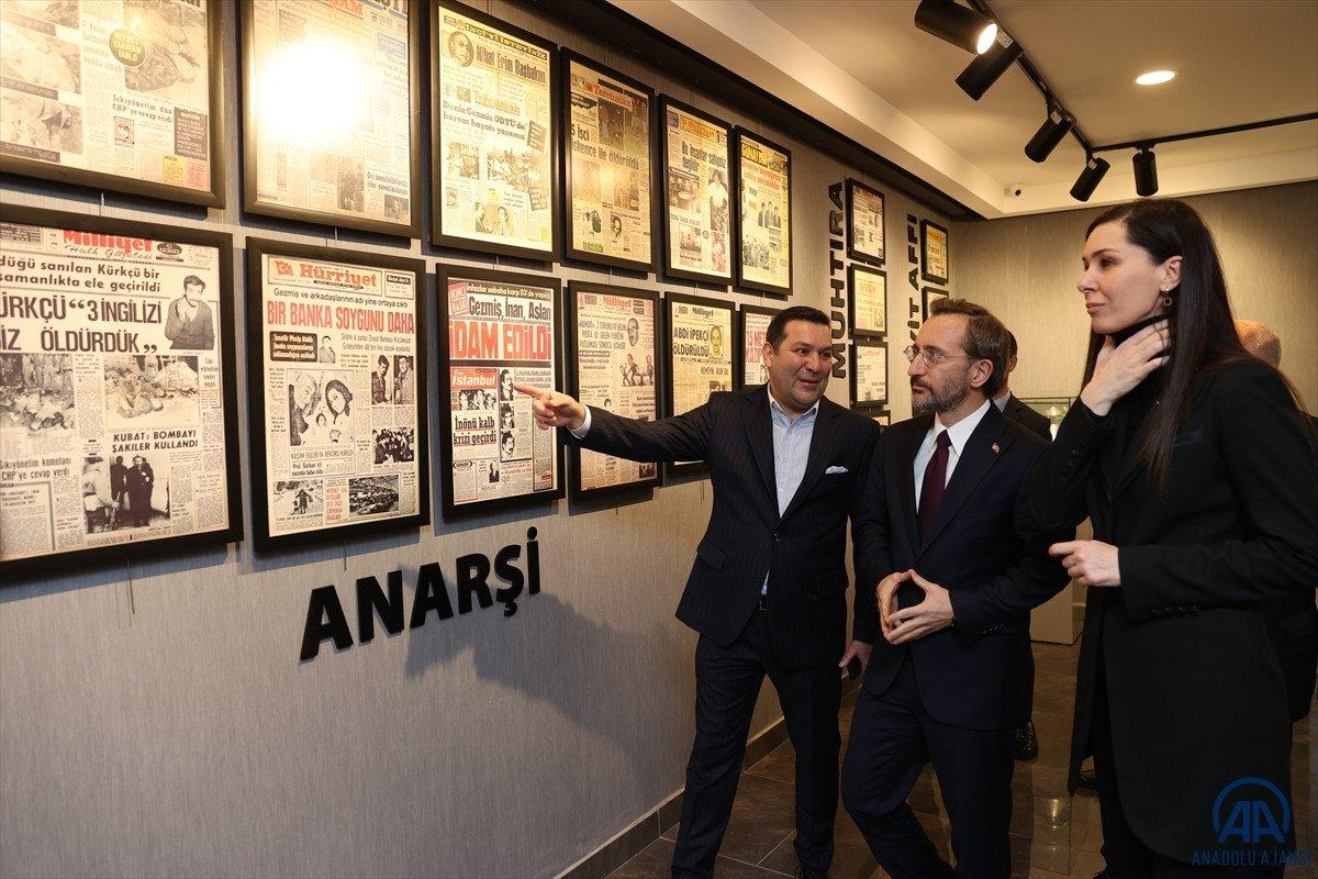 Fahrettin Altun, 'Zor Yıllar Sergisi'nin açılışında konuştu