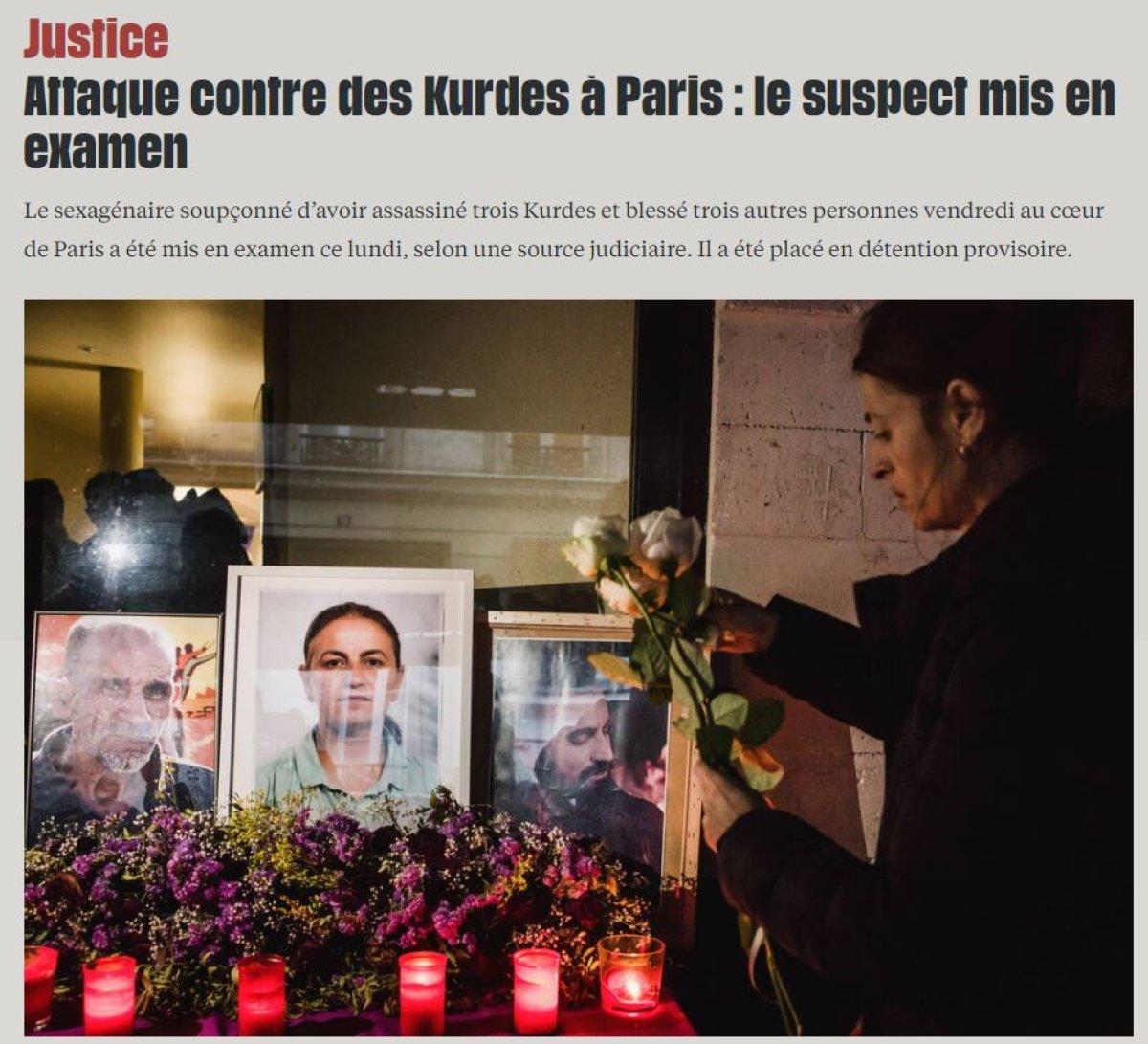 Fransız gazetesi: Paris saldırısının Türkiye'yle ilgisi yok