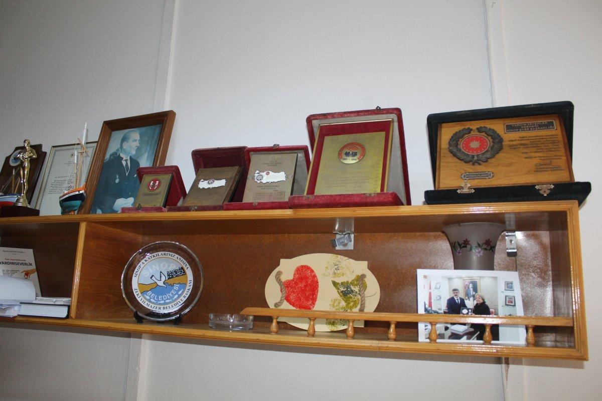 Sinop'ta yaşayan kadın 50 yıldır dernek başkanlığı yapıyor
