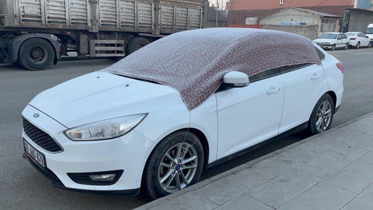 Ağrı dondu: Hava sıcaklığı eksi 6 derece