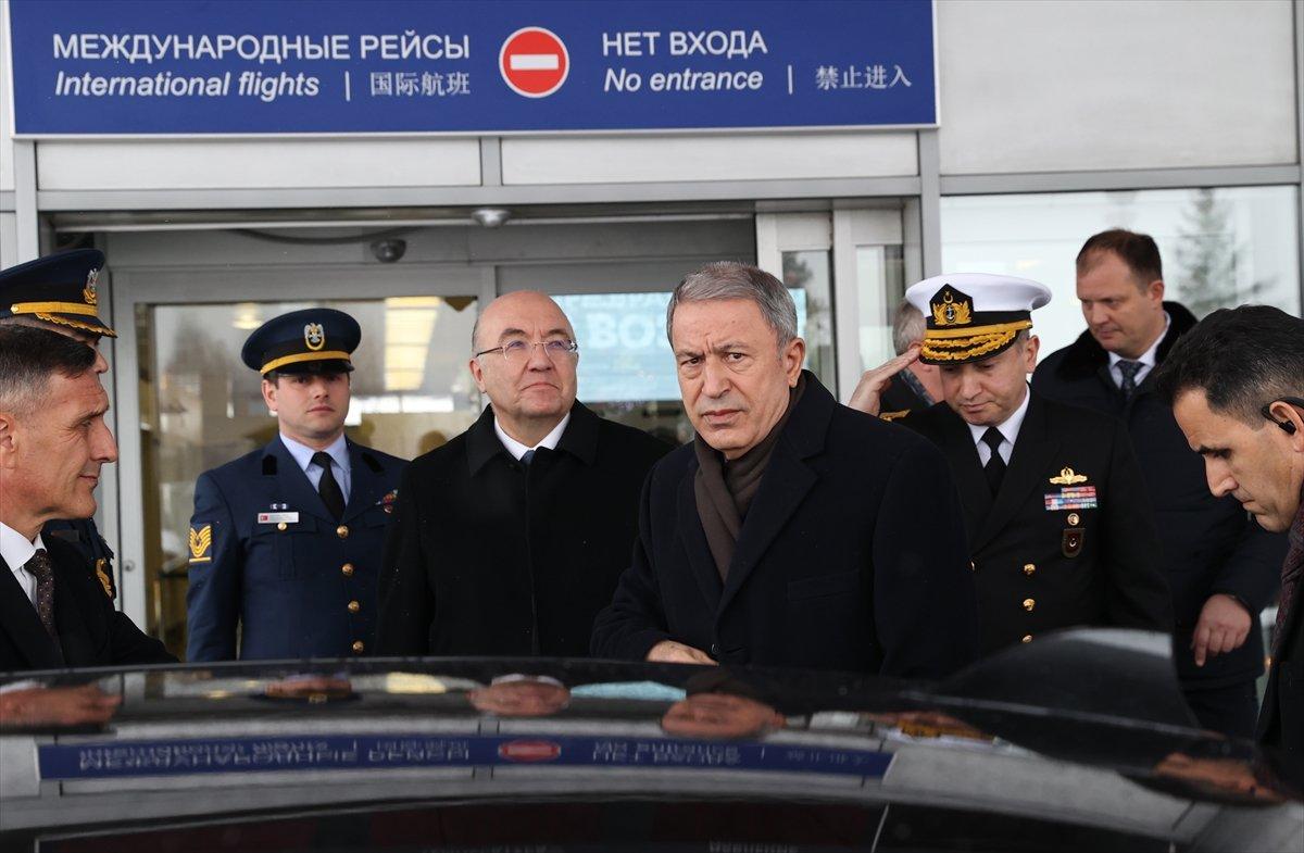 Hulusi Akar ve Hakan Fidan Moskova'da