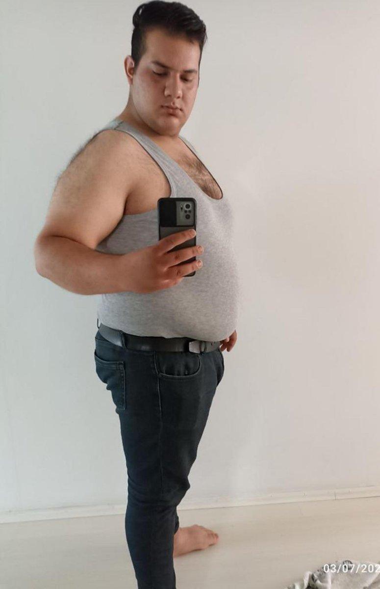Manisa’da 19 yaşındaki genç 4 ayda 57 kilo verdi