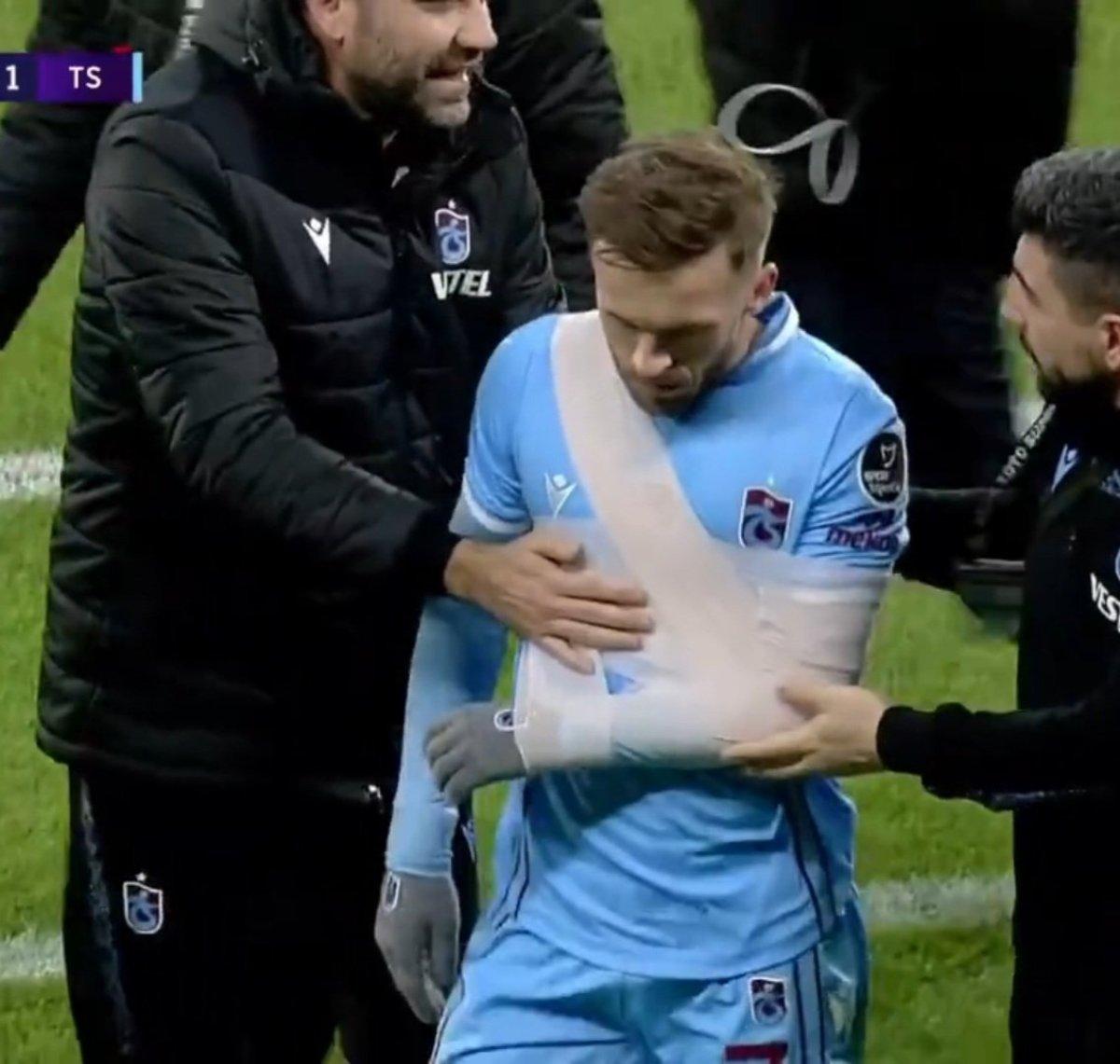 Edin Visca, Karagümrük maçında sakatlandı