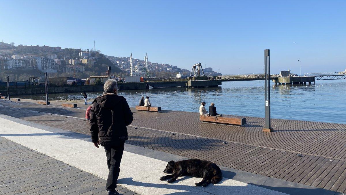 Zonguldak'ta yazdan kalma gün yaşandı