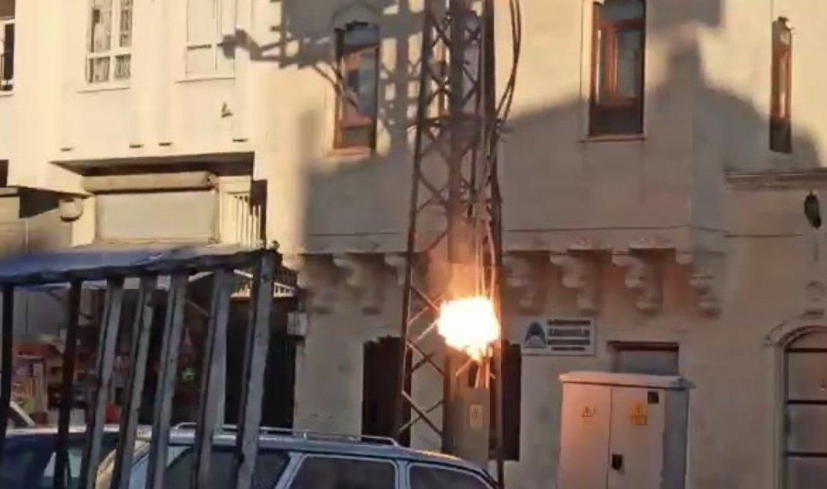 Şanlıurfa'da aşırı yüklenme trafo patlattı