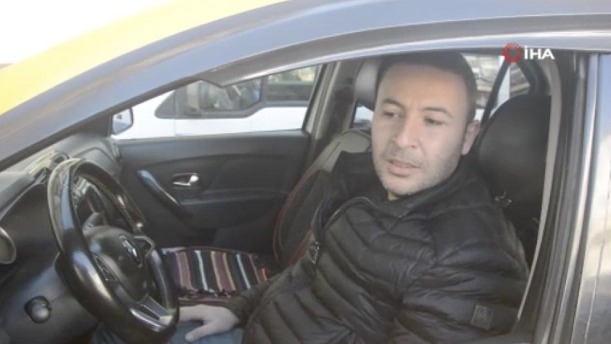 Tokat'ta taksici unutulan 10 bin lirayı sahibine teslim etti