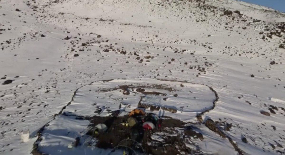 Almanya'dan gelen dağcı 1 haftada Ağrı Dağı'na tırmanabildi