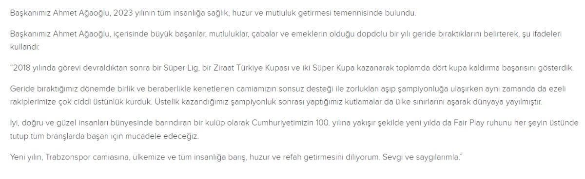 Ahmet Ağaoğlu: Başarı için mücadele edeceğiz